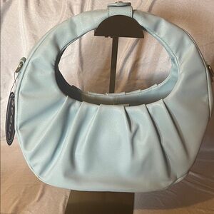 Scoop Light Blue Large Crescent Crossbody Women's Bag New With Tags